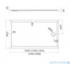 Schedpol Schedline Sharper brodzik prostokątny 90x120x4,5cm 3S.S2P-90120